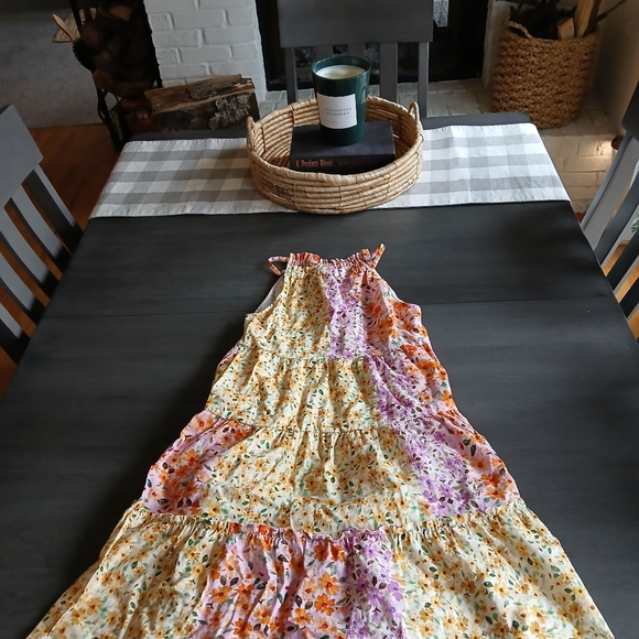 ZARA NWOT SIZE 13/14 GIRLS Floral Multicolor Kids Dress - Picture 2 of 5